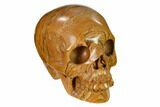 Realistic, Polished Picture Jasper Skull #151150-1